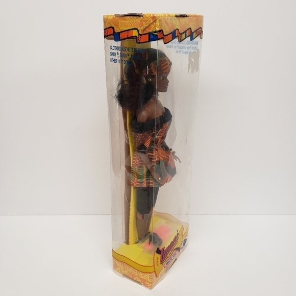 Imani 11.5" African American Princess Kente Fun 1991 Vintage Doll - Picture 2 of 10
